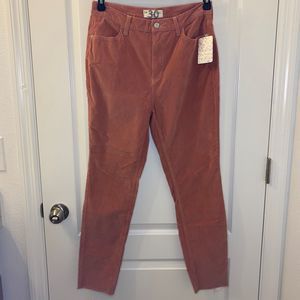 NWT Free People Modern Mauve Corduroy Pants